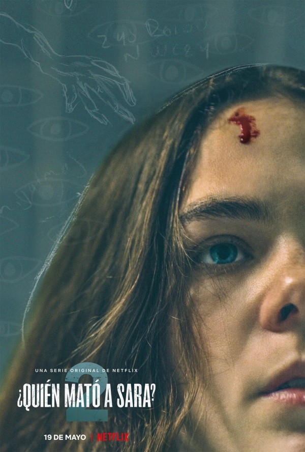 El afiche oficial de la segunda temporada de 
   ¿Quién Mató a Sara?.