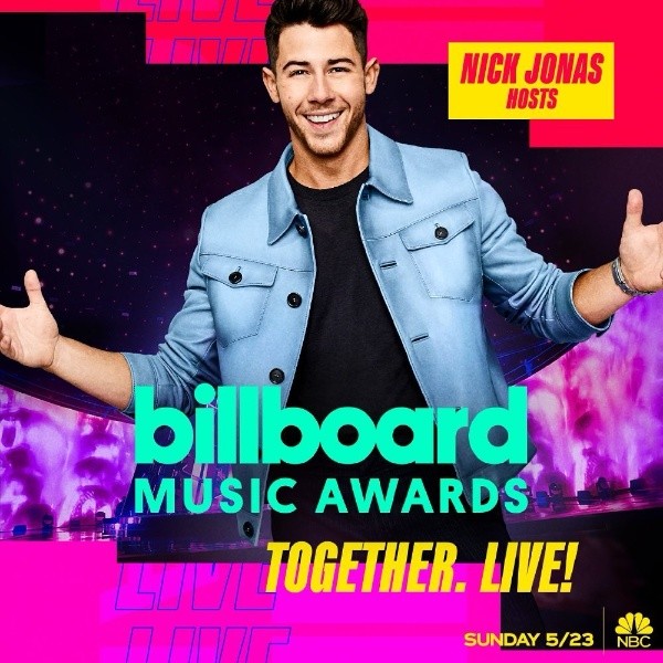Nick Jonas conducirá la ceremonia de entrega de los Billlboard Music Awards 2021.