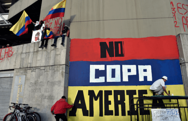 Los colombianos no querían la Copa América - Getty