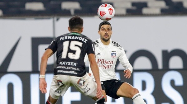 Quinteros explicó el momento que vive Blandi en Colo Colo. Foto: Agencia Uno