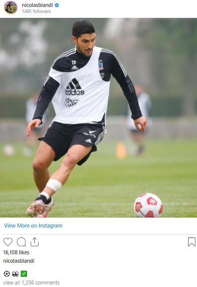 Nicolás Blandi, enfocado en una revancha en Colo Colo.