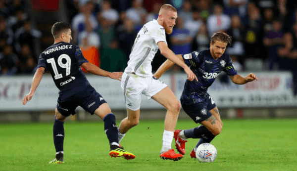 Pablo Hernández yGaetano Berardi dicen adiós al Leeds United este domingo. Foto: Getty Images