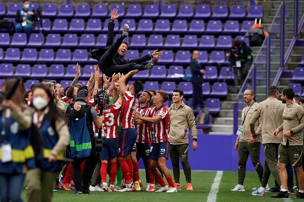 Atlético Madrid, campeón de La Liga de España.