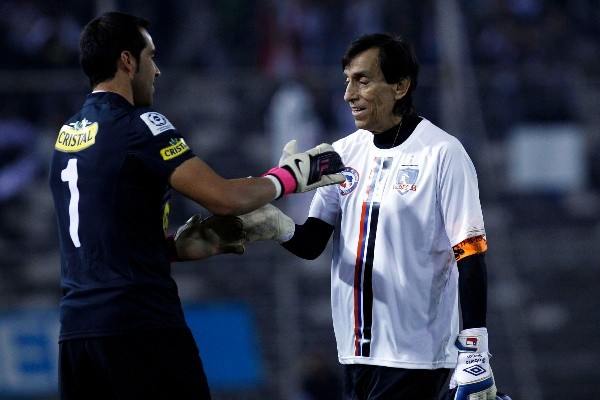 Claudio Bravo y Roberto Rojas, dos referentes de la selección chilena y Colo Colo.