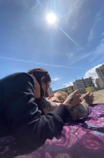 Así reveló Steffi Méndez la identidad de su pololo sueco.(2)