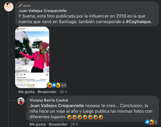 Yuli Cagna queda expuesta ante el error que había cometido.(2)