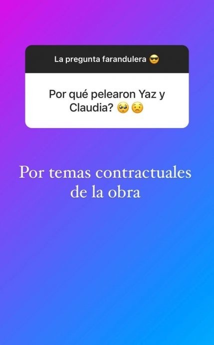 Las respuestas de Cecilia Gutiérrez sobre el quiebre de Claudia Conserva y Yazmín Vásquez.(1)