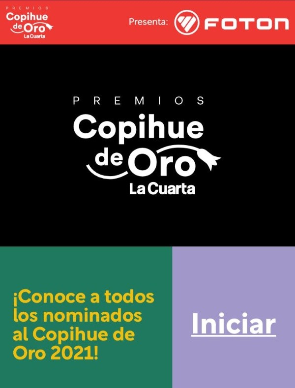 Debes seleccionar INICIAR para comenzar a votar por cada categoría.