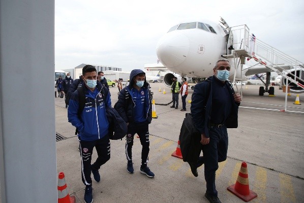 Chile viajó a Argentina junto al presidente de la ANFP Pablo Milad. Foto: ANFP