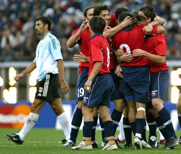 Chile le empató 2-2 a Argentina como visita en 2003.