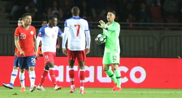 Cortés quiere volver al arco de la Roja. Foto: Agencia Uno