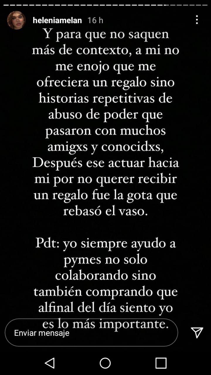 Helénia Melán Instagram