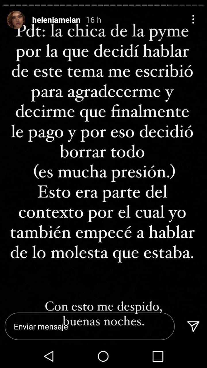 Helénia Melán Instagram