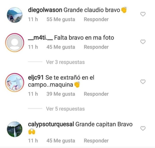 Captura Instagram Arturo Vidal.