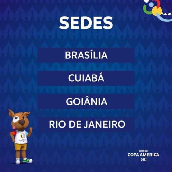 Sedes de la Copa América. (Foto: CONMEBOL Copa América)