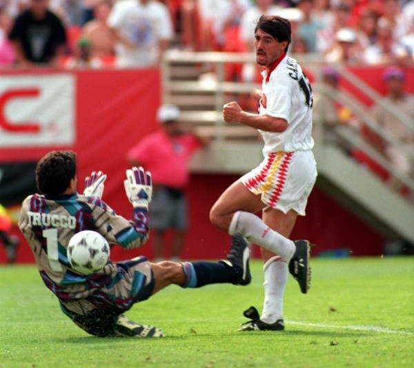 Carlos Trucco ante España en el Mundial Estados Unidos 2014 (Getty Images)