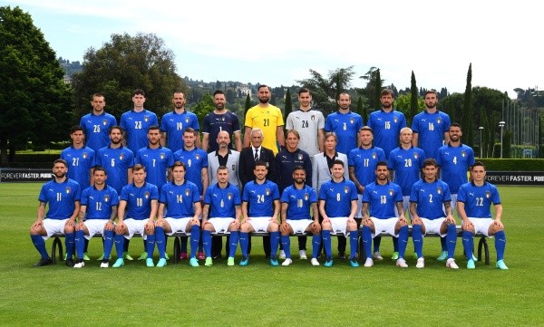 La fotografía oficial de Italia para la Euro 2020. (Foto: Getty Images)