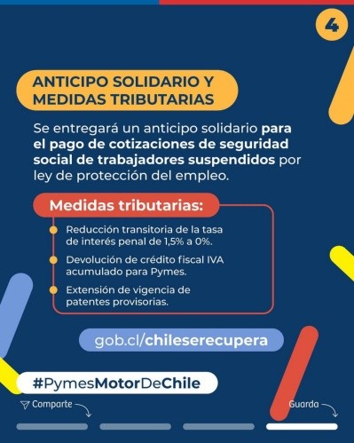 Anticipo solidario y medidas tributarias | Foto: Gobierno de Chile