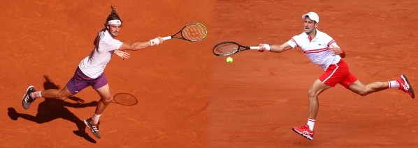 El historial entre Tsitsipás y Djokovic, está a favor del serbio por cinco triunfos contra dos. (Foto: Getty)
