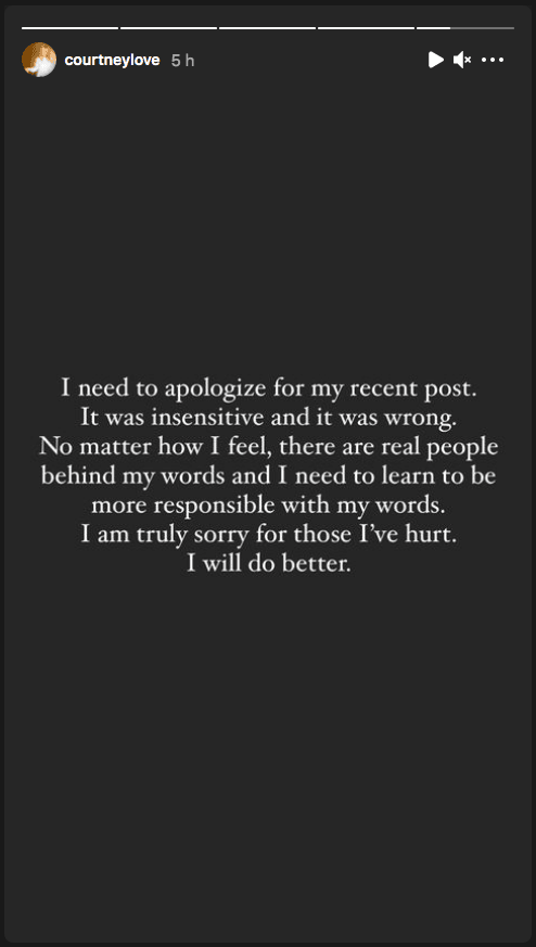 La historia en la que Courtney Love se retracta de sus dichos contra Dave Grohl y Trent Reznor.