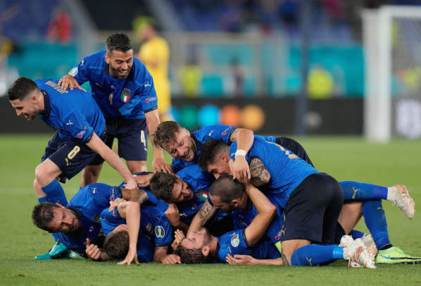 Italia celebra en la Euro - Getty