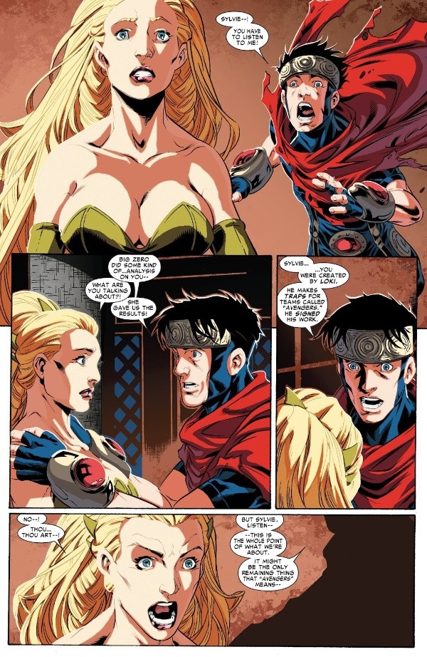 Loki: Sylvie Lushton en los cómics de Young Avengers.