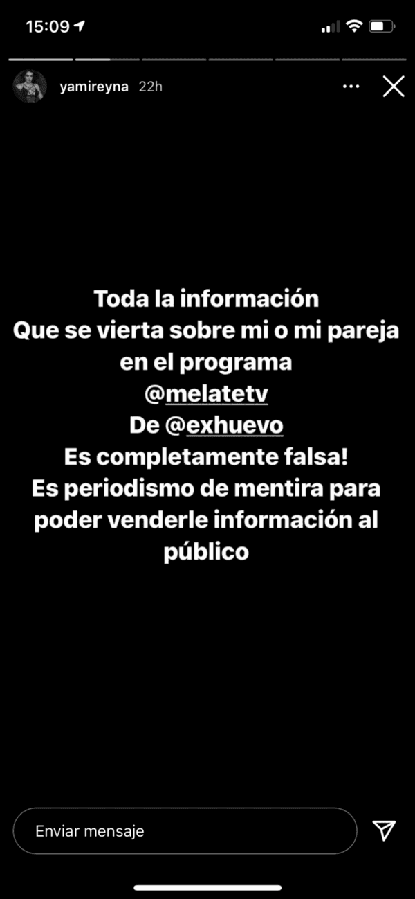 La furiosa historia de Yamila Reyna sobre la información que se entregó en Me Late.