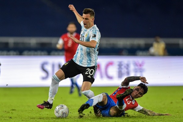 Pulgar ha mostrado un gran despliegue físico en Copa América. Foto: Agencia Uno