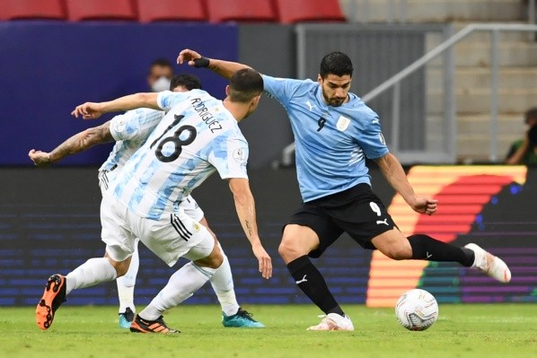 Luis Suárez está con la pólvora mojada en la selección uruguaya. Foto: Copa América.