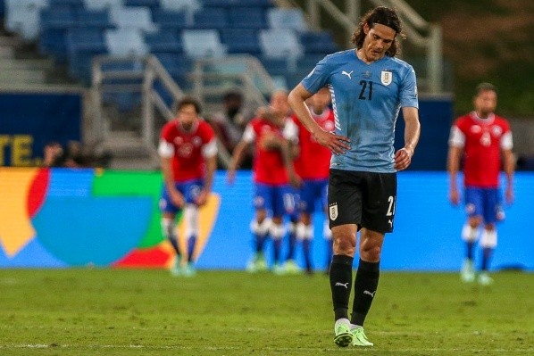 Uruguay igualó a un gol con Chile y no despega en la Copa América. (Foto: Agencia UNO)