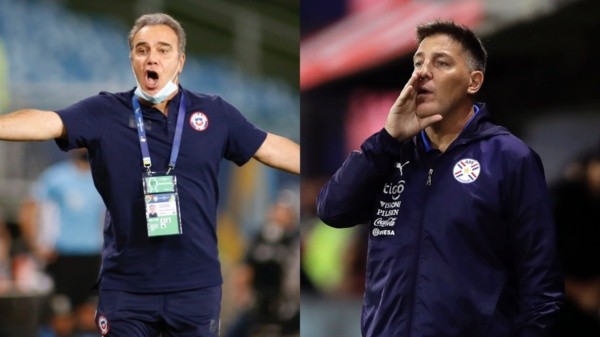 Martín Lasarte y Eduado Berizzo frente a frente (Getty Images)