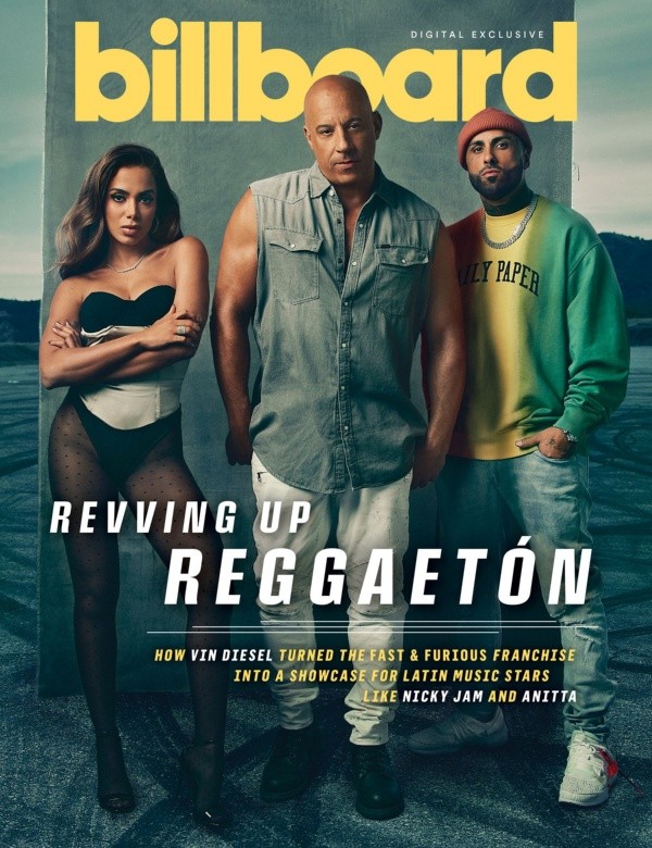 Vin Diesel, Nicky Jam y Anitta se reúnen para promover 
   Rápido y Furioso 9.(1)