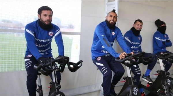 La Roja entrena duro en JPD con miras a la siguiente fase de Copa América.