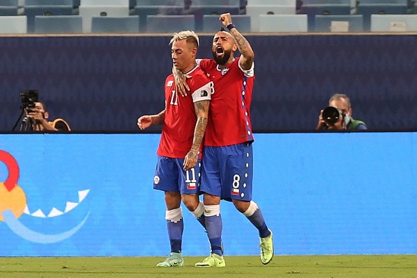 Eduardo Vargas y Arturo Vidal sintonizan dentro y fuera de la cancha (Agencia Uno)