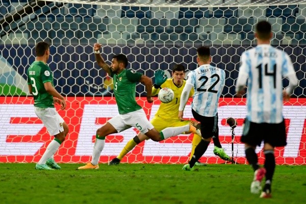 Argentina venció con comodidad a Bolivia, demostrando su superioridad en esta Copa América. Foto. Getty.