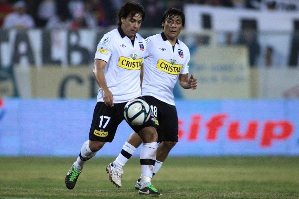 Sanhueza le ganó ocho Superclásicos a la U en los seis años en que estuvo en Colo Colo. Foto: Agencia Uno.