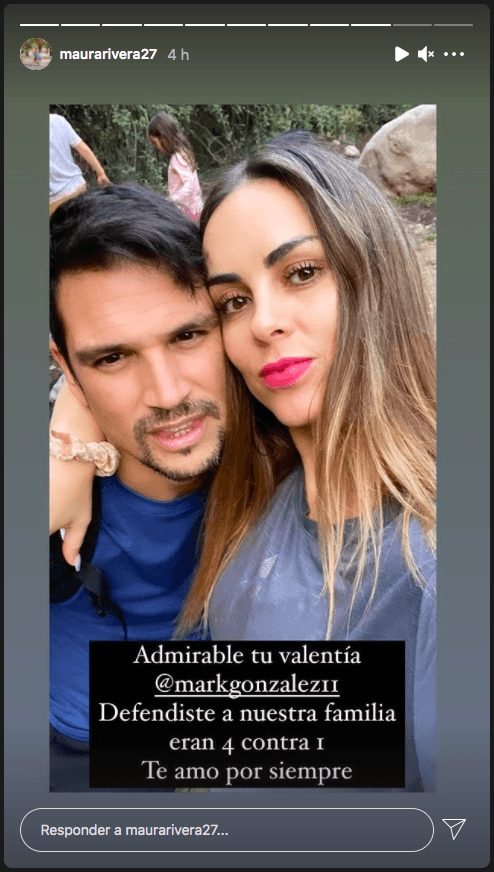 Las historias de Maura Rivera tras el ataque que sufrieron junto a Mark González.(6)