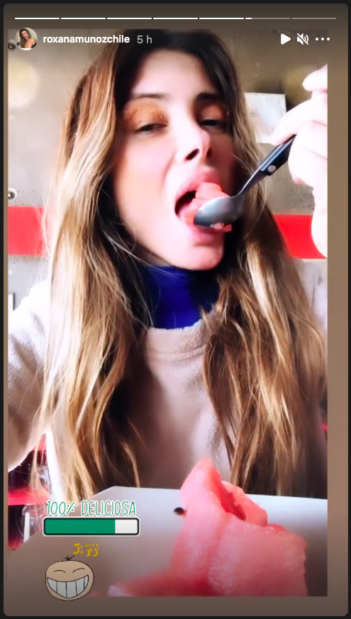 El momento en que Roxana Muñoz volvió a comer tras su ayuno de un mes