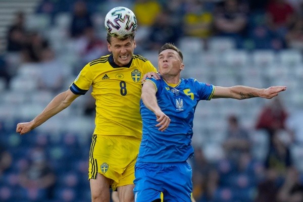 Suecia y Ucrania animaron un partidazo por el paso a cuartos. Foto: Getty Images