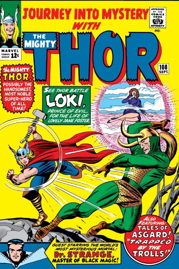 Loki en los cómics de la Era Dorada de Marvel.