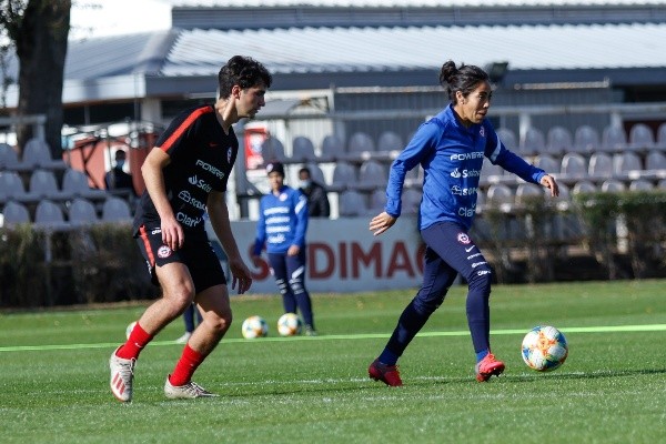 López y la Roja trabajan con miras a los Juegos Olímpicos. Foto: ANFP