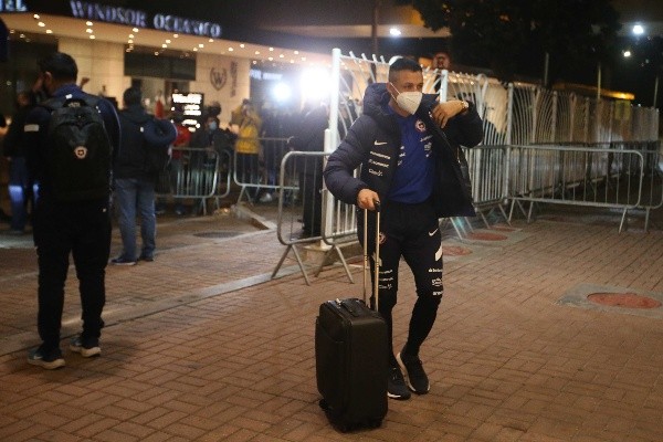 Alexis se integró a la Roja y viajó a Brasil para los cuartos de final de la Copa América. (Foto: ANFP)