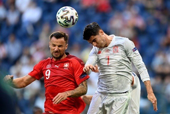 Por ahora partido apretado entre España y Suiza en la Euro 2020.