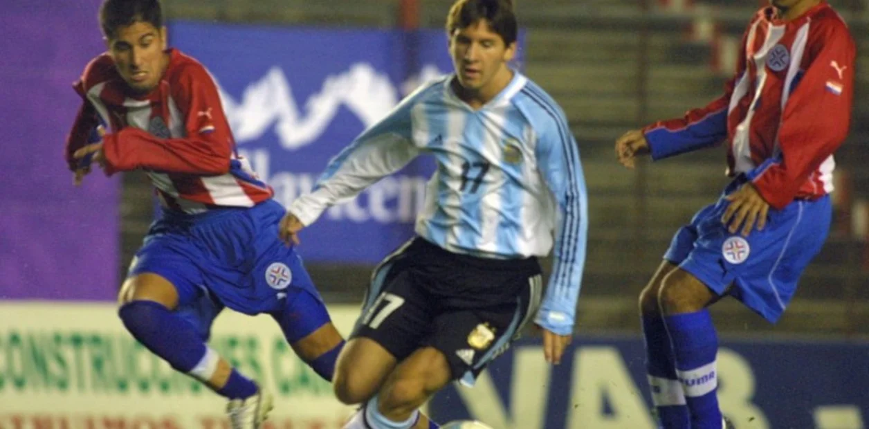 El debtu de Lionel Messi en la selección argentina en 2004