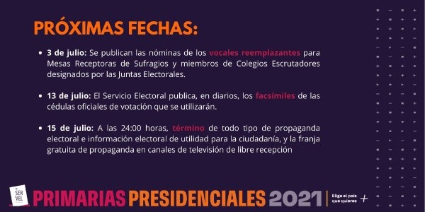 Este sábado 3 de julio se publica la nómina definitiva de vocales de mesa. Foto: Servel