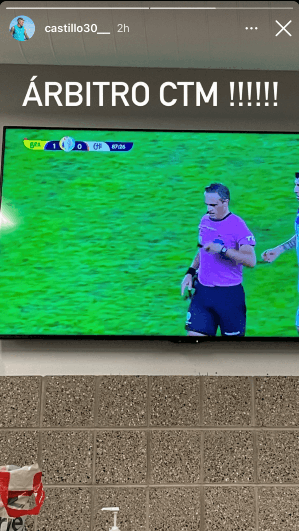 La historia de Nicolás Castillo en Instagram.