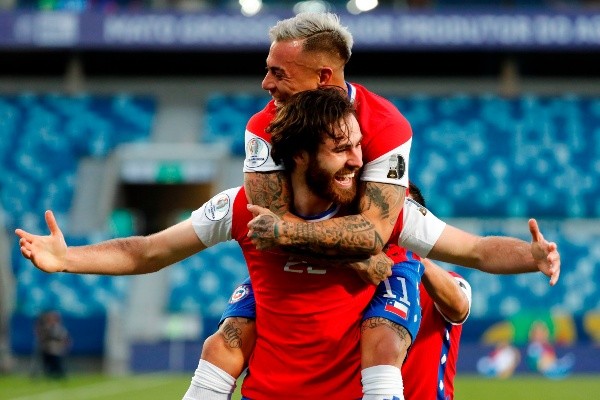 Brereton marcó su primer gol por Chile en esta Copa América. Foto: Copa América