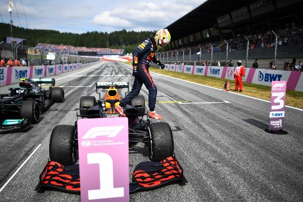 Verstappen se quedó con el triunfo en Austria. Foto: Getty