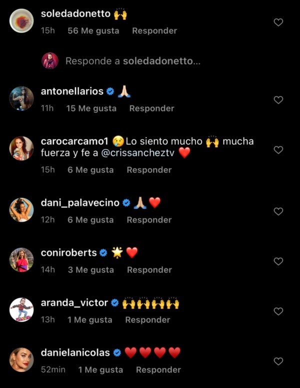 Las reacciones de diversas figuras de la televisión ante el fallecimiento del hermano de Cristián Sánchez, Aníbal Sánchez.(3)