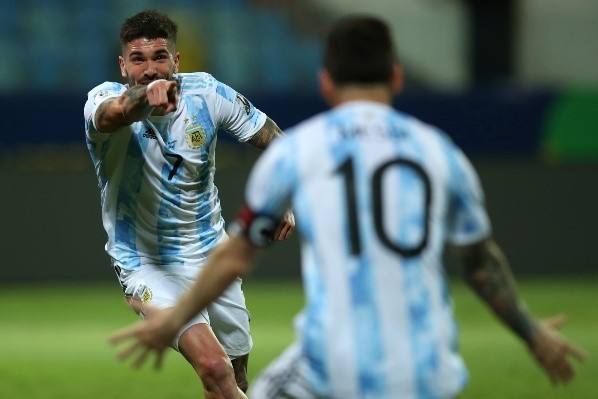 De Paul quiere hacer historia junto a Messi en Argentina. Foto: Getty Images
